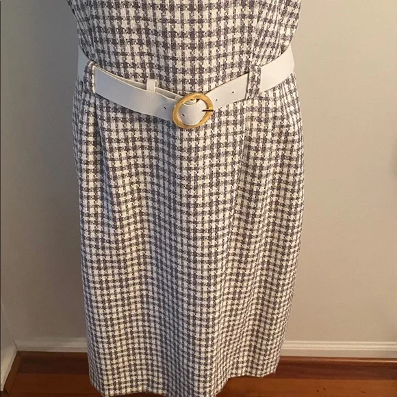 Alex Marie size 12 portrait colored belted dress excellent condition - Picture 3 of 10